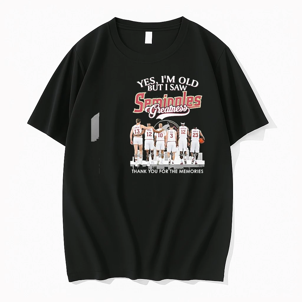 Yes Im Old But I Saw Florida State Seminoles Basketball Greatness Shirts