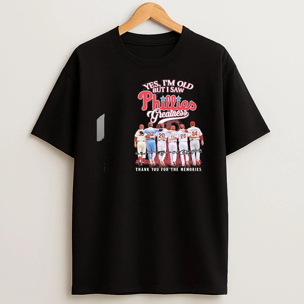Yes Im Old But I Saw Philadelphia Phillies Baseball Greatness Shirts