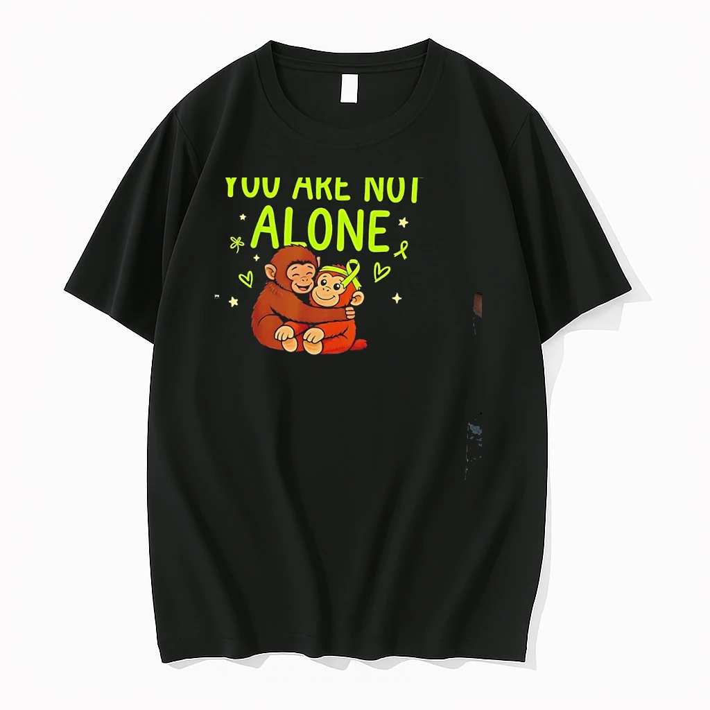 You Are Not Alone Baby Monkey Punch Mental Health Awareness Shirts