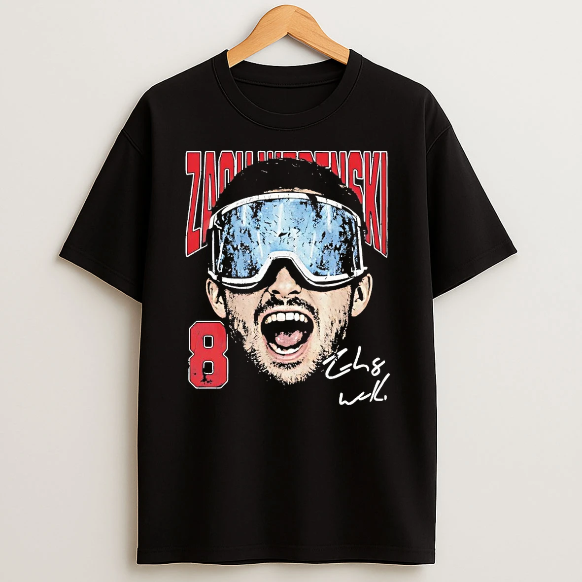 Zach Werenski Columbus Blue Jackets Columbus Goggles Shirts