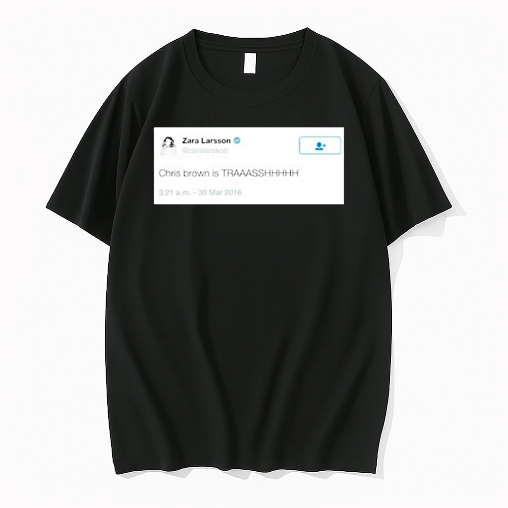 Zara Larsson Chris Brown Is Trash Tour 2026 Shirts