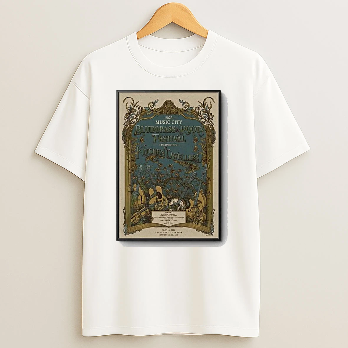 Mvwzeavv Kitchen Dwellers May 16 2026 Bluegrass And Roots Festival In Catonsville Md Shirts