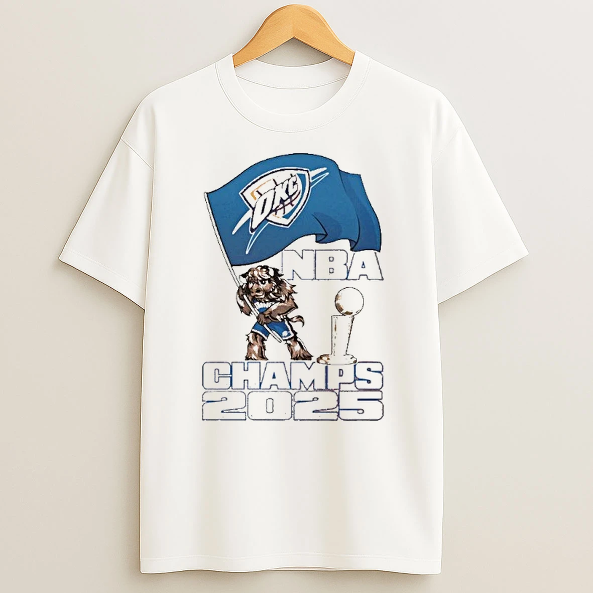 Oklahoma City Thunder 2025 Nba Champions Rumble Celebration Shirts