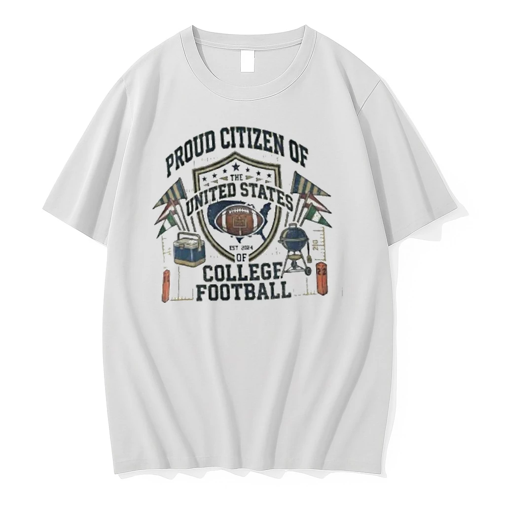 Proud Citizen Of The United States Est 2024 Of College Football Shirts