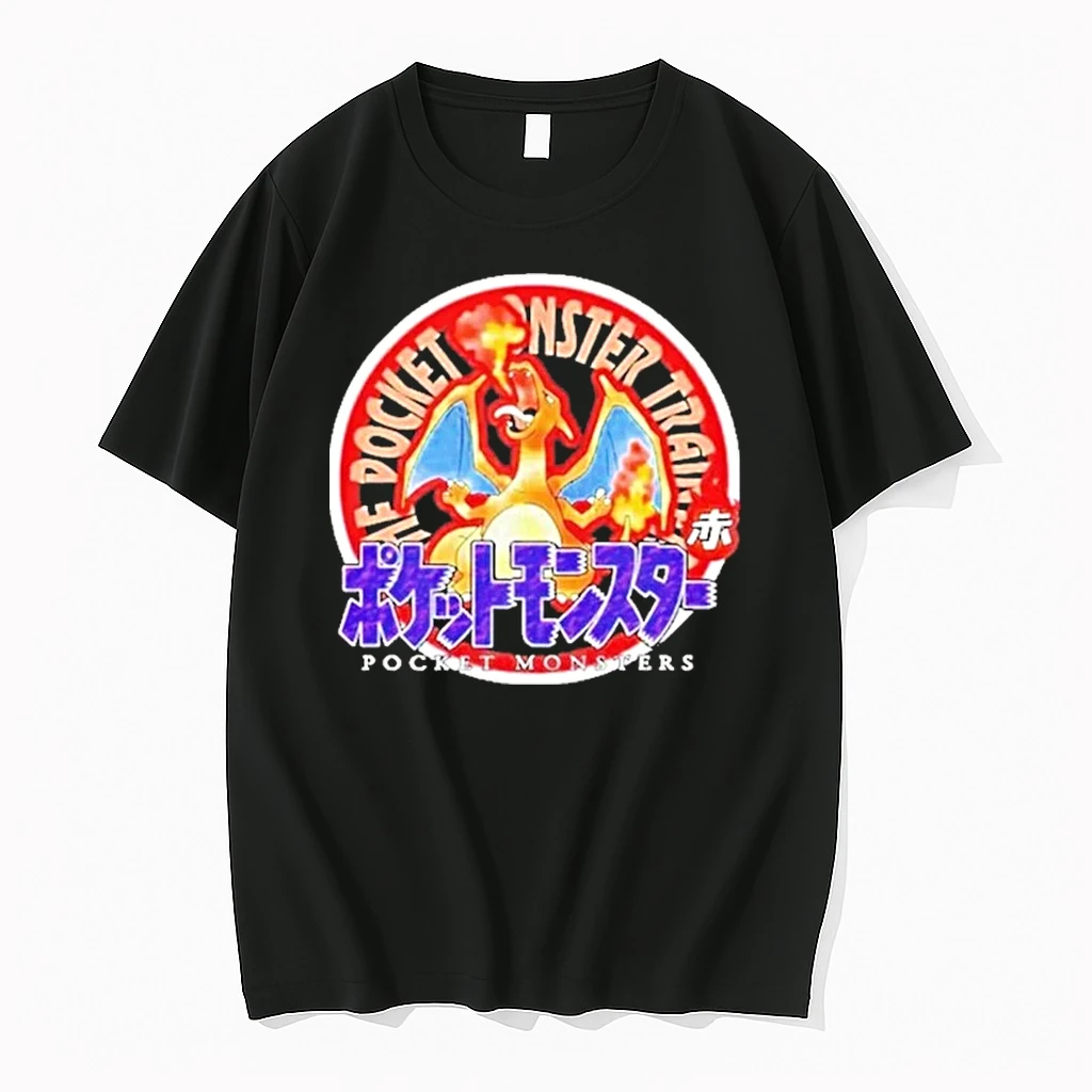Wk3clps8 Pokemon 30th Anniversary The Pocket Monster Trainer Charizard Shirts