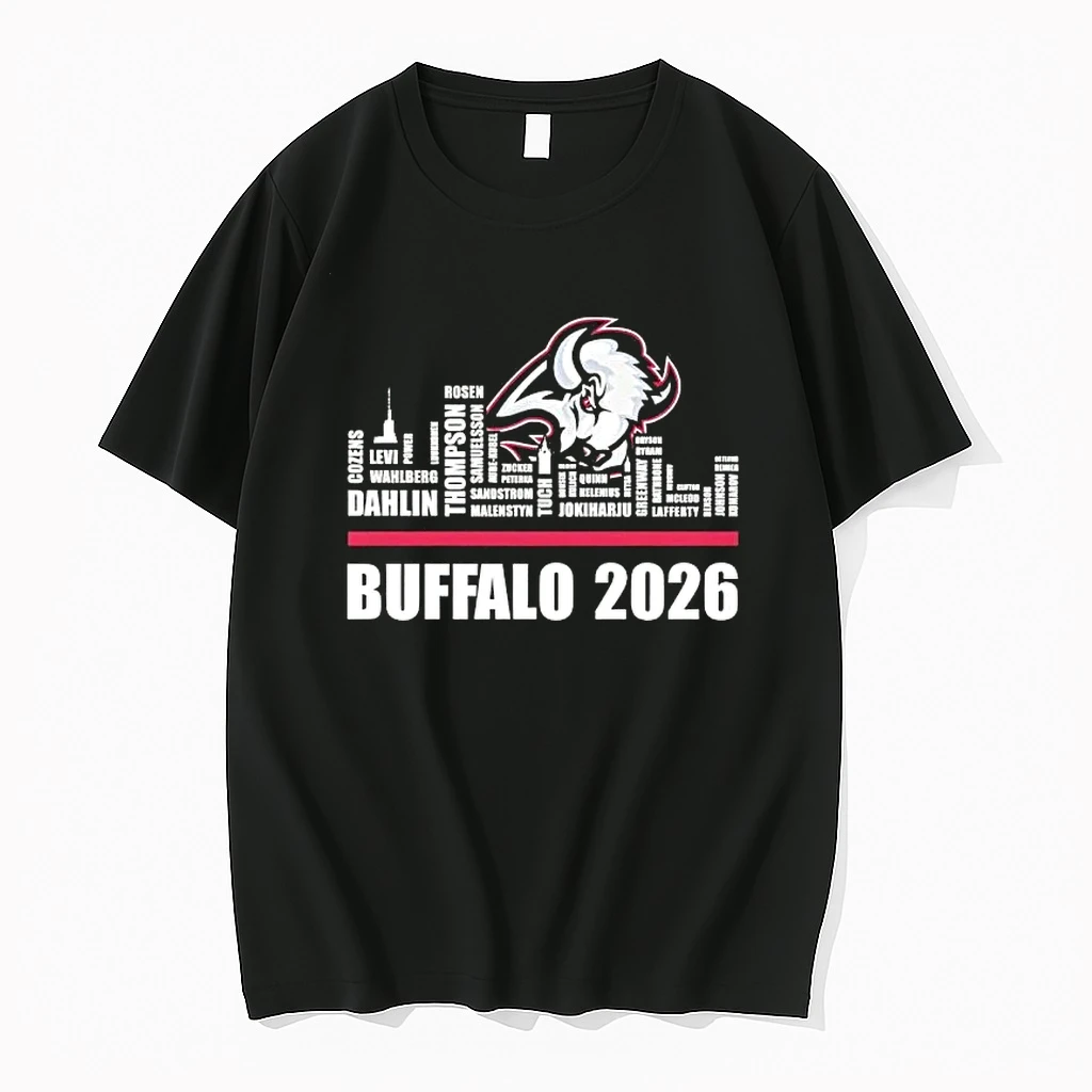 2026 Buffalo Sabres Hockey All Names City Thank You For The Memories Skyline Shirts
