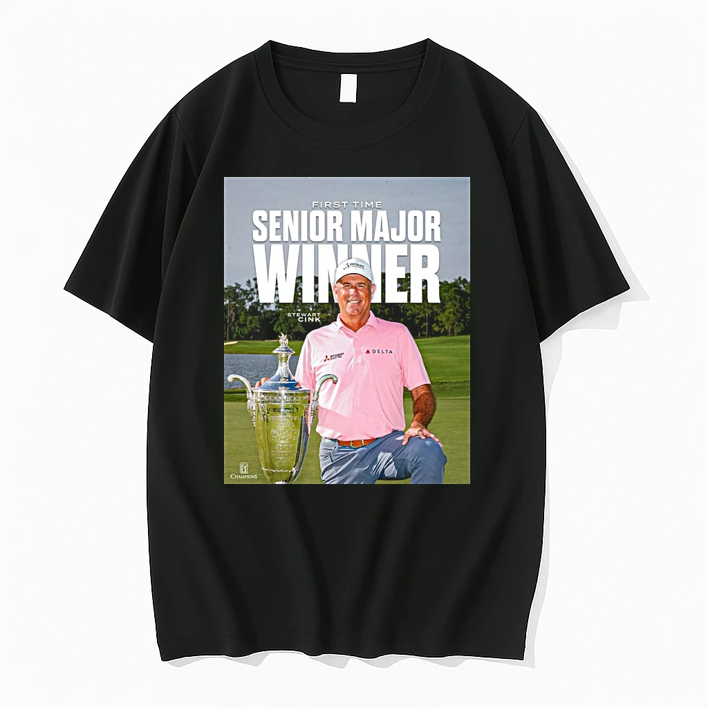 2026 First Time Senior Major Winner Stewart Cink Pga Tour Shirts