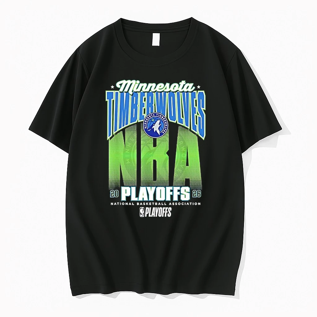 2026 Nba Playoffs Minnesota Timberwolves Fade Shirts
