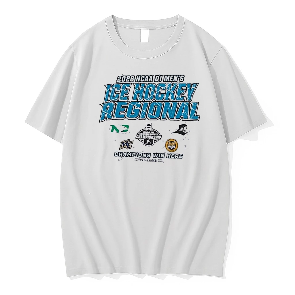 2026 Ncaa Di Mens Ice Hockey Sioux Falls Regional 4 Teams Shirts