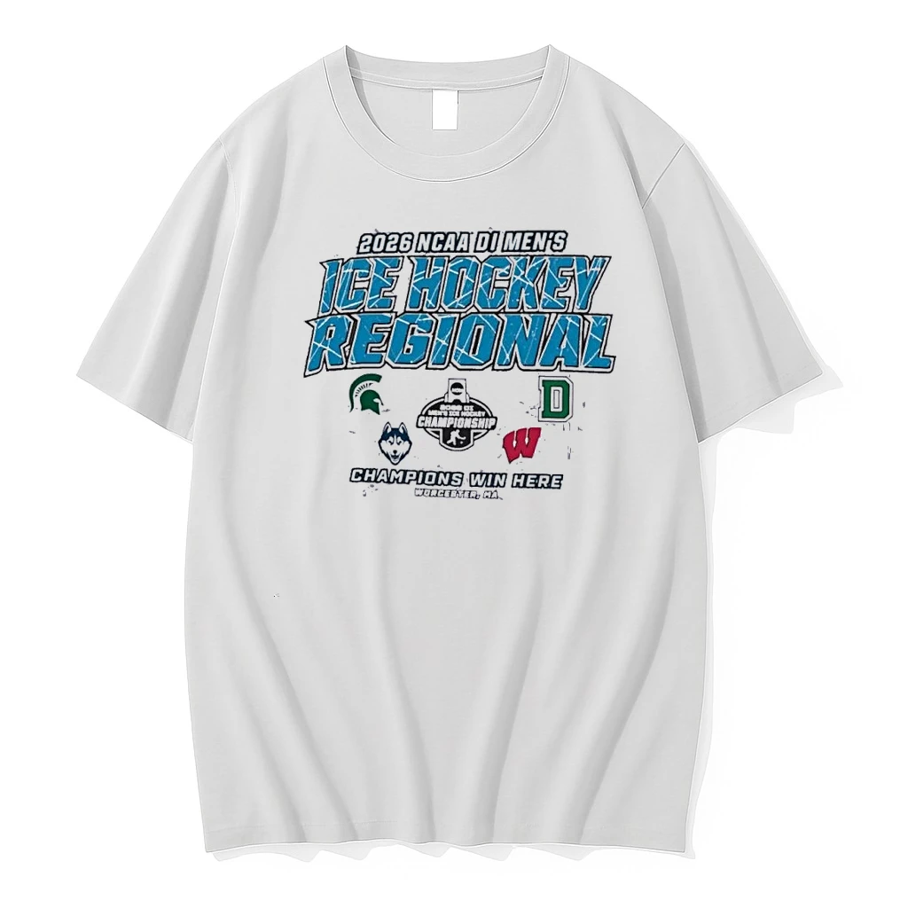 2026 Ncaa Di Mens Ice Hockey Worcester Regional 4 Teams Shirts