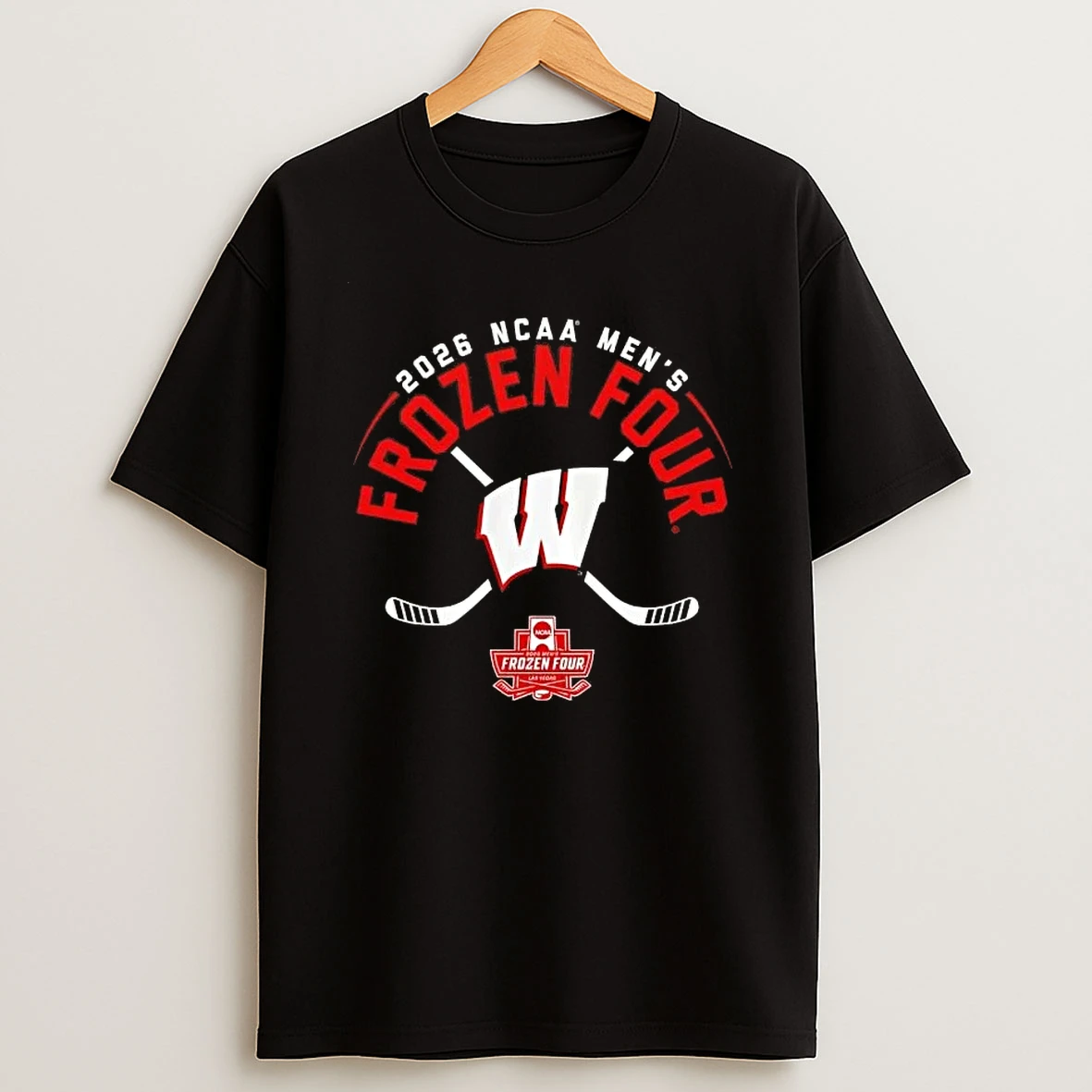 2026 Ncaa Frozen Four Mens Wisconsin Badgers Hockey Shirts