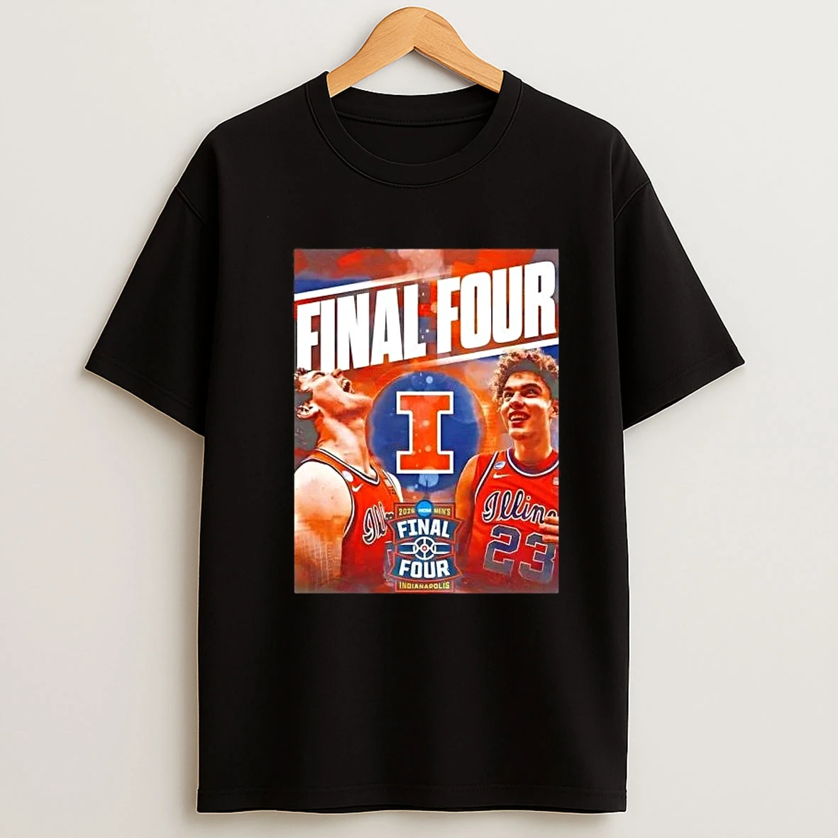 2026 Ncaa Illinois Fighting Illini Final Four 2026 Basketball Graphic Shirts