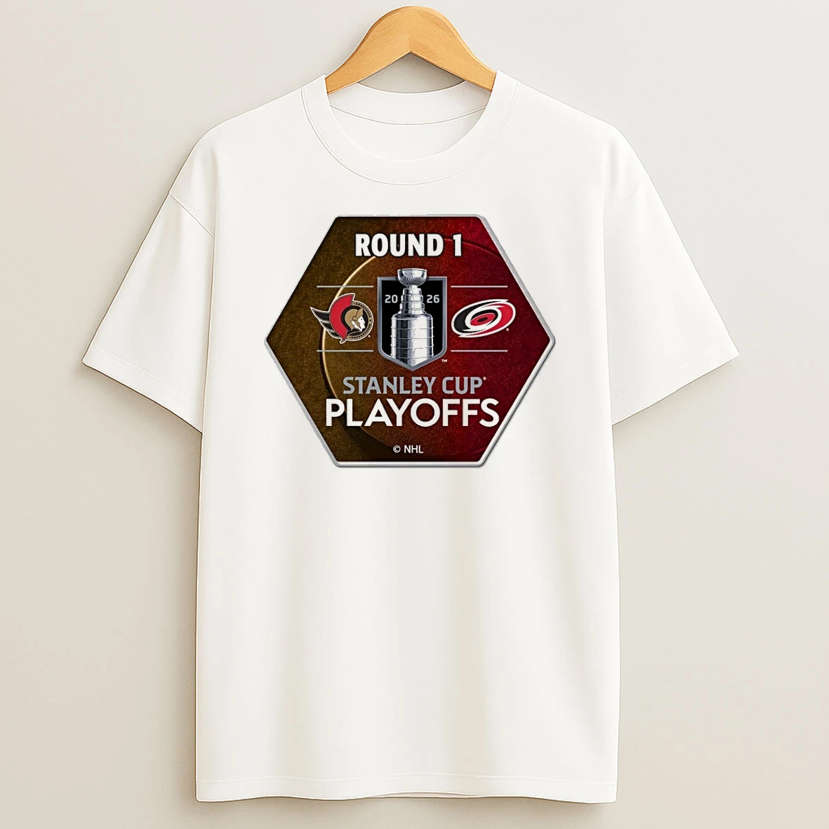 2026 Stanley Cup Playoffs Aminco R1 Matchup Ottawa Senators Vs Carolina Hurricanes Shirts
