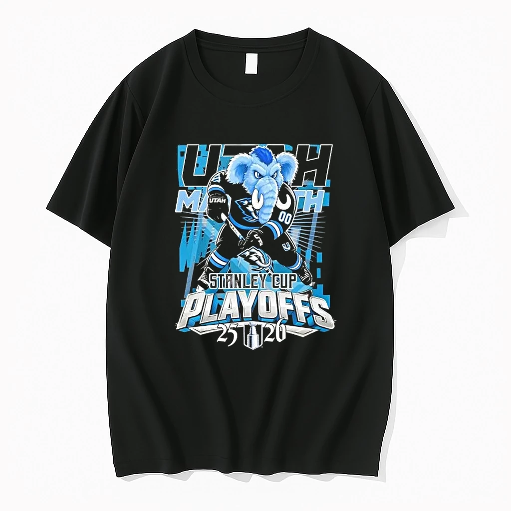 2026 Stanley Cup Playoffs Utah Mammoth Hockey Mascot Shirts