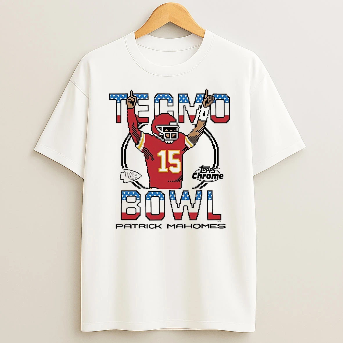 2026 Tecmo Bowl X Topps Chrome Kansas City Chiefs Nfl Patrick Mahomes Shirts