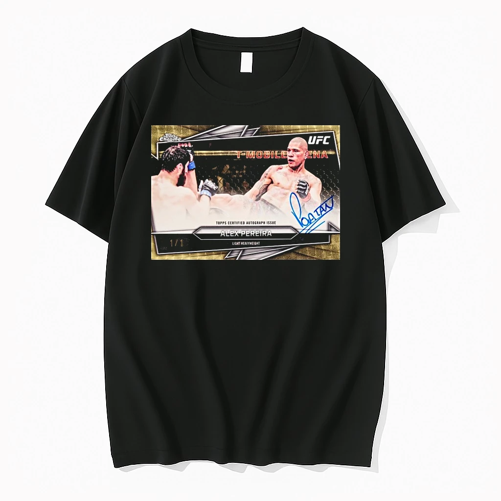 2026 Topps Ufc Certified Autograph Issue Alex Pereira Light Heavyweight Signature Shirts