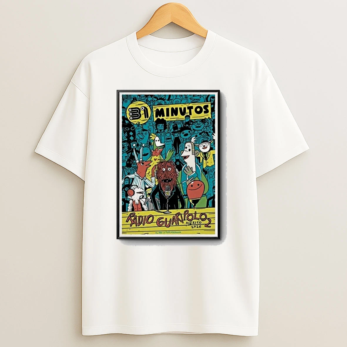 31 Minutos Radio 6 Uaripo 2 Mexico 2026 Shirts