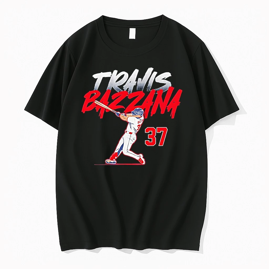 4uuckjvz Travis Bazzana Cleveland Guardians Slugger Swing Number Baseball Shirts
