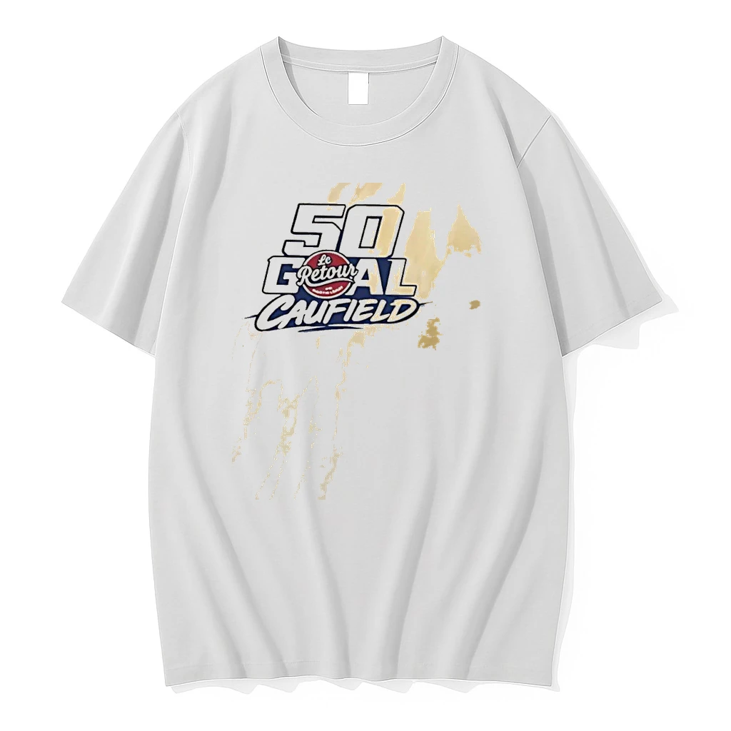 50 Goal Le Retour The Return Montreal Canadiens Player Cole Caufield Shirts