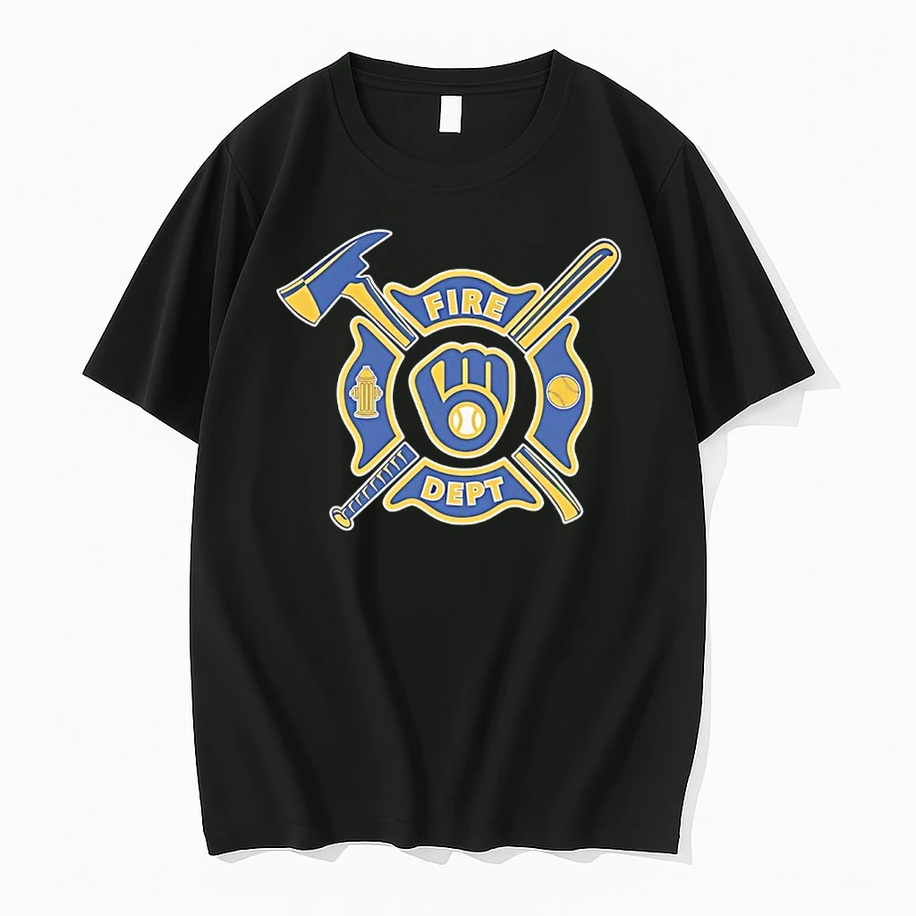 6xzax4iv Milwaukee Brewers Fire Dept 2026 Shirts