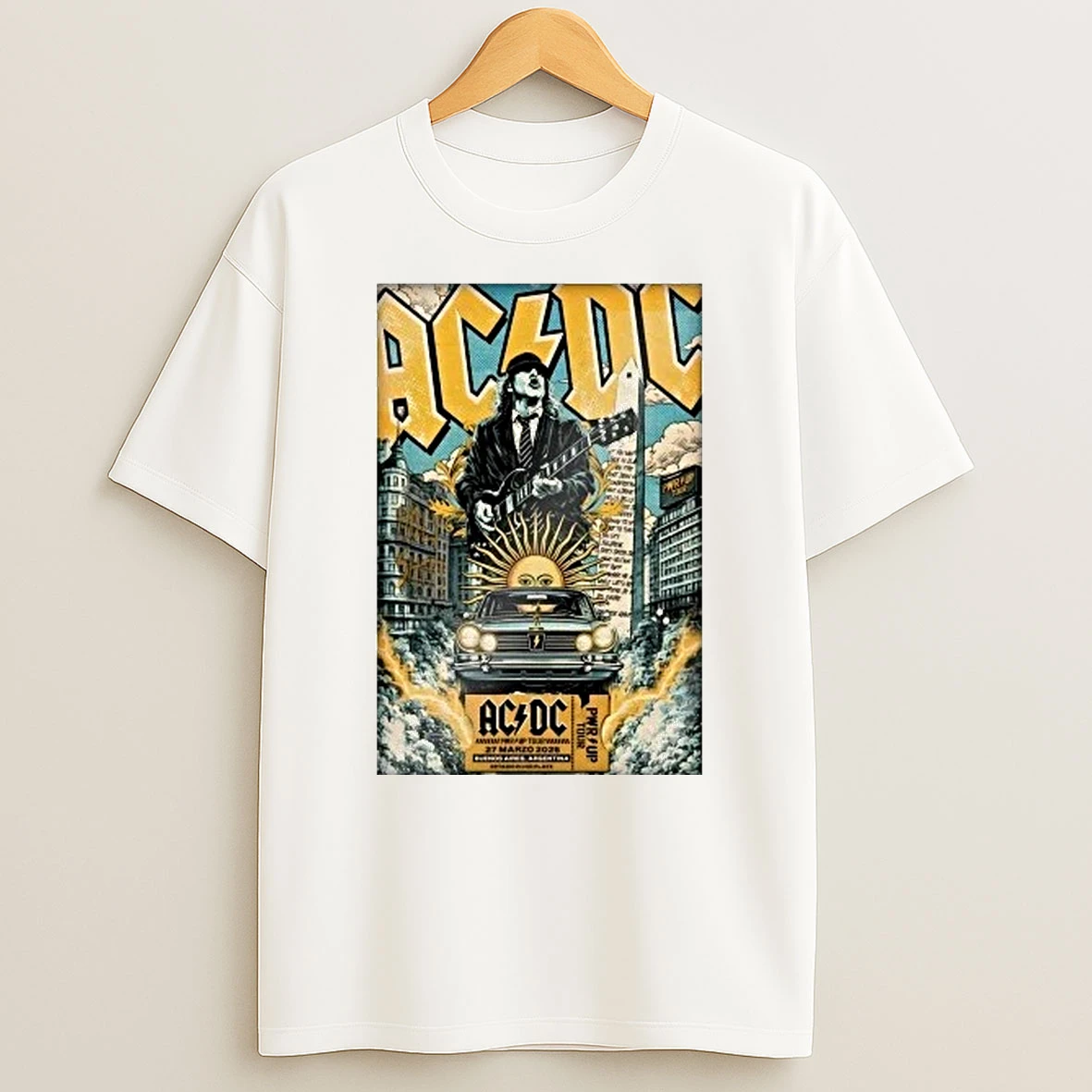Ac Dc Estadio River Plate Buenos Aires Argentina Mar 27 2026 Shirts