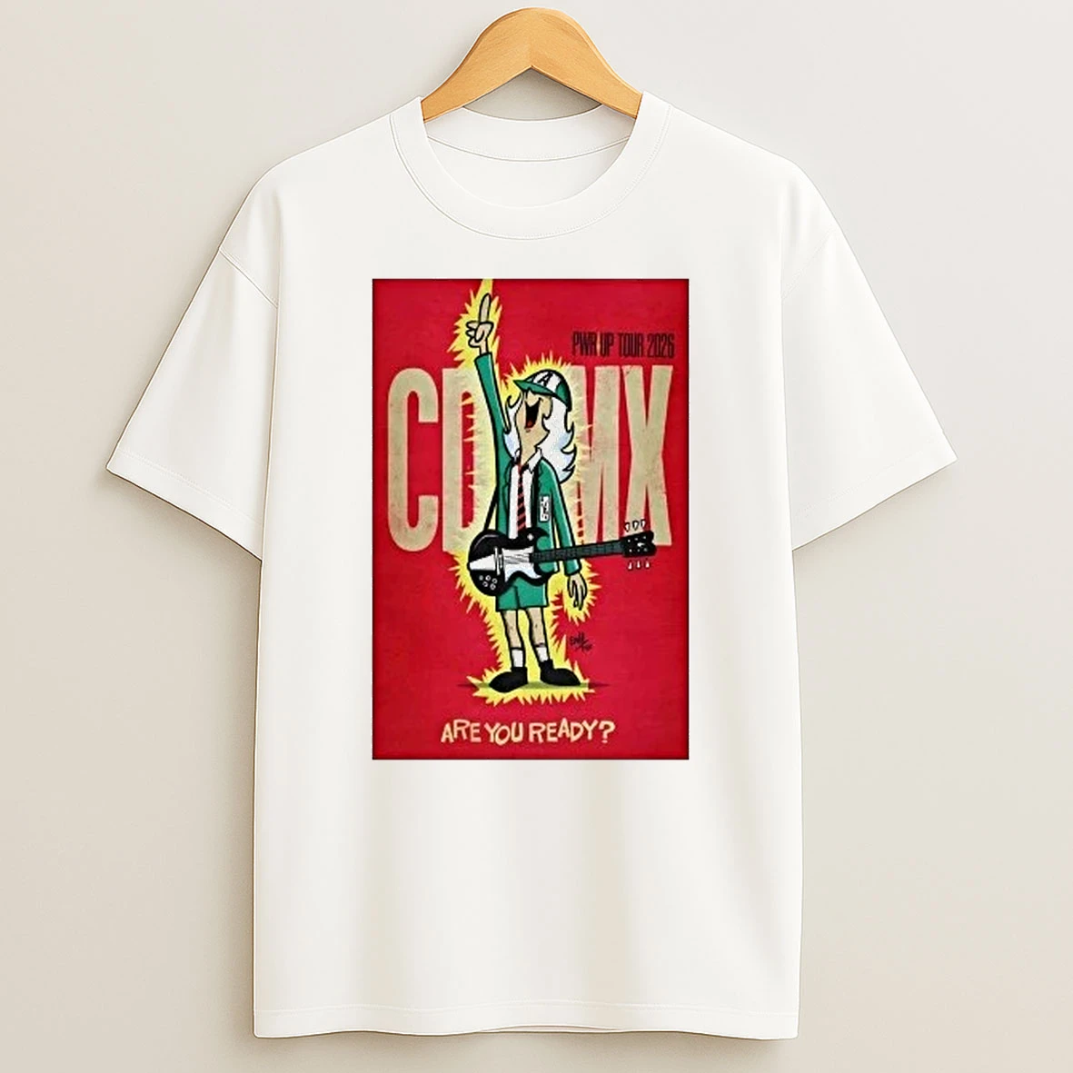 Ac Dc Pwr Up Tour 2026 Cdmx Shirts