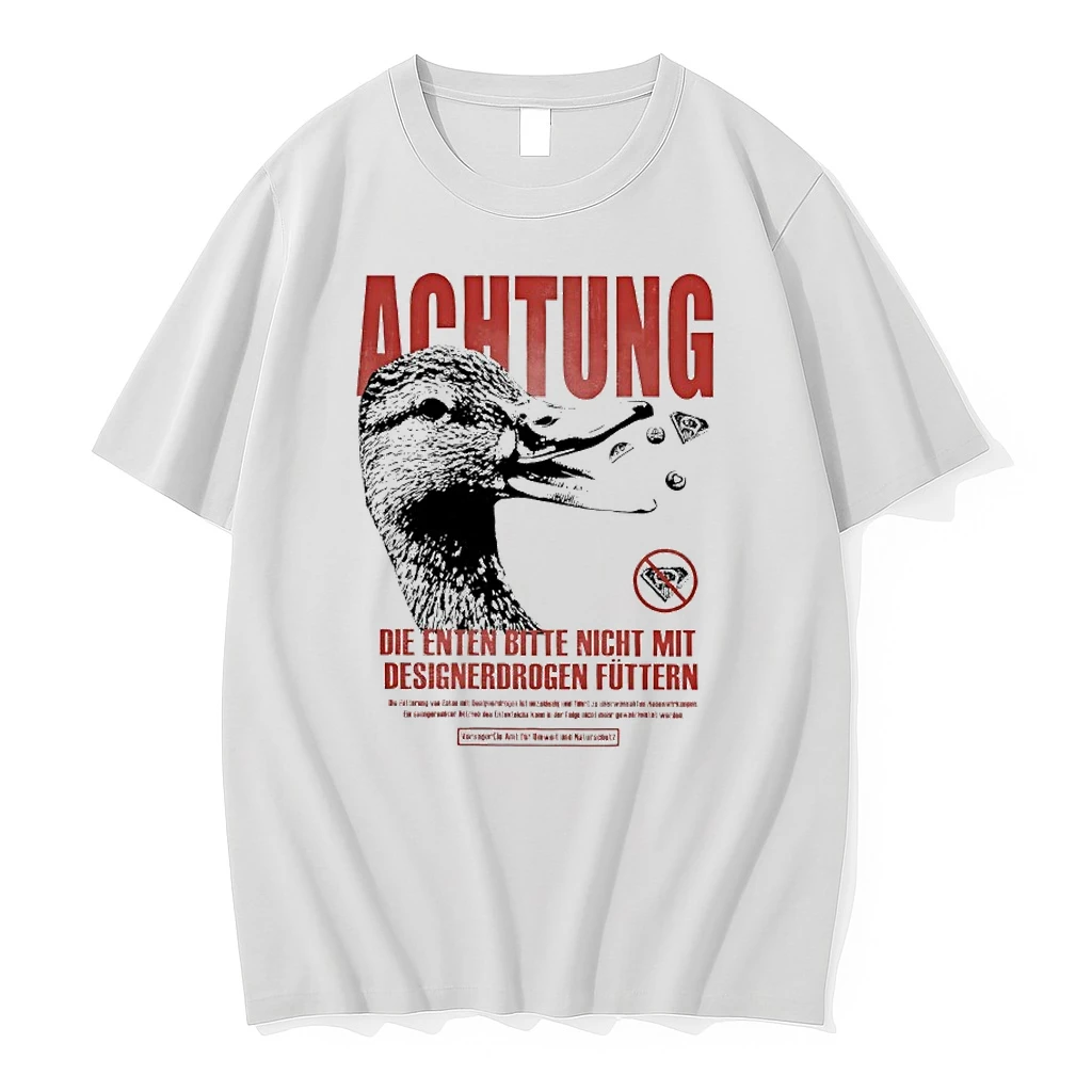 Achtung Die Enten Bitte Nicht Mit Designerdrogen Futtern Shirts