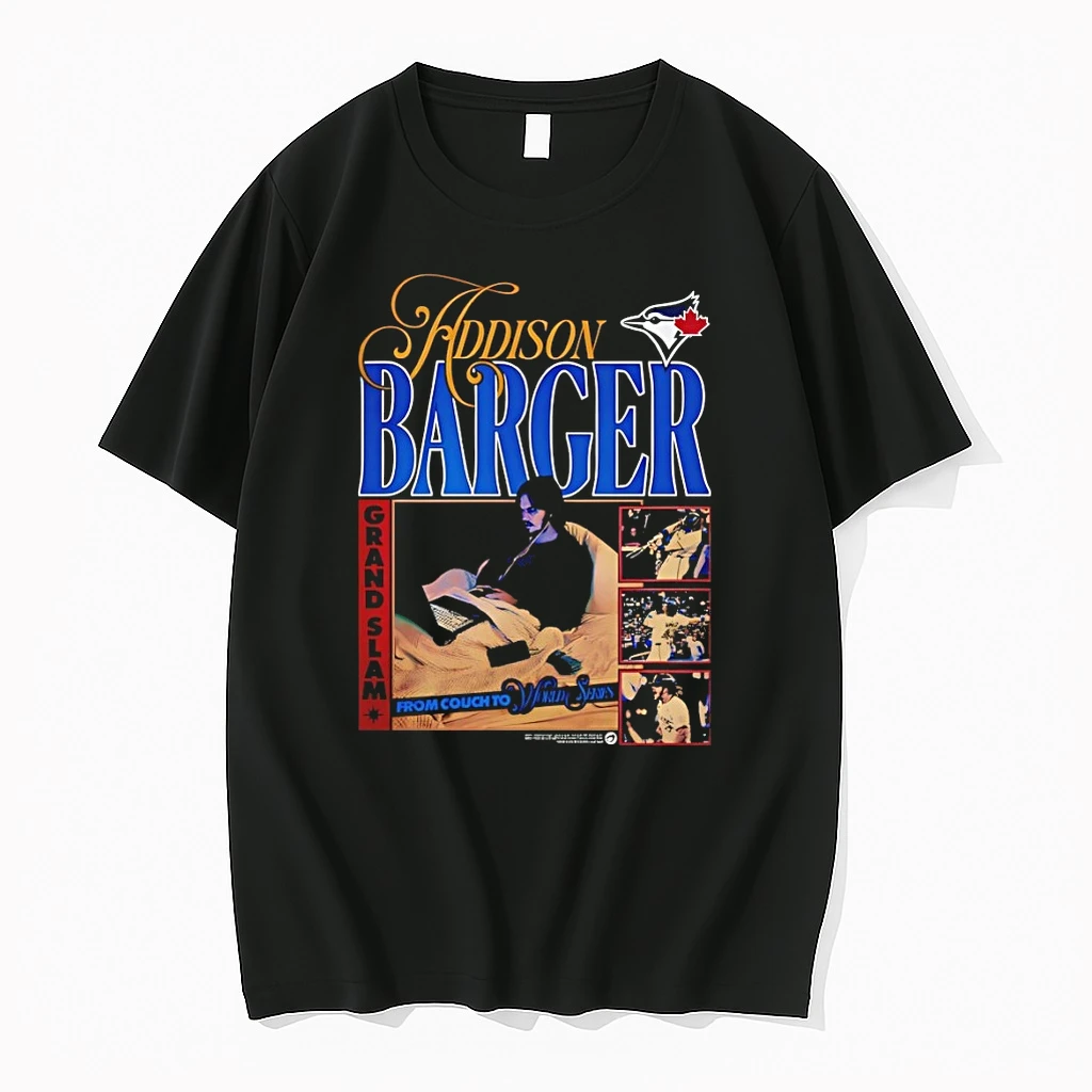 Addison Barger From Couch To Toronto Blue Jays Baseball 2026 Vintage Shirts