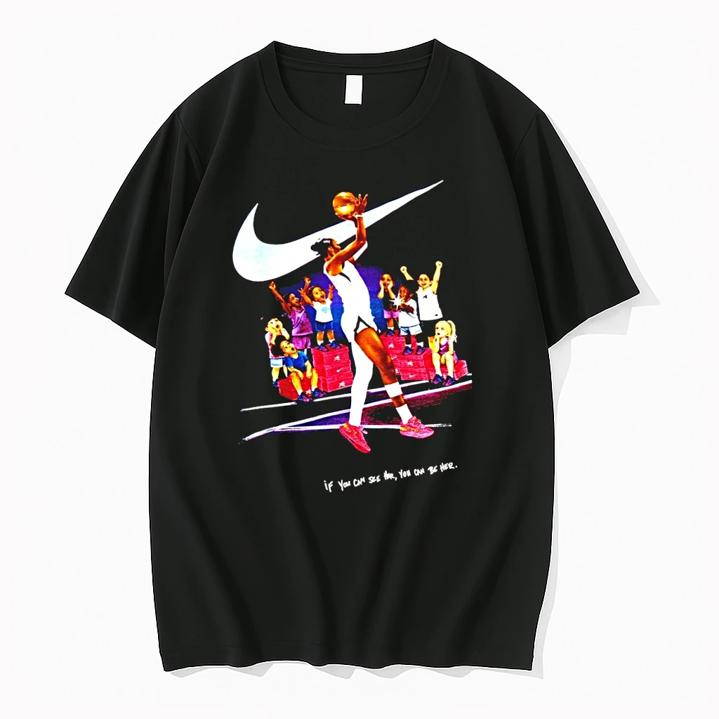 Aja Wilson Las Vegas Aces Wnba Basketball If You Can See Her You Can Be Her Nike Logo Shirts