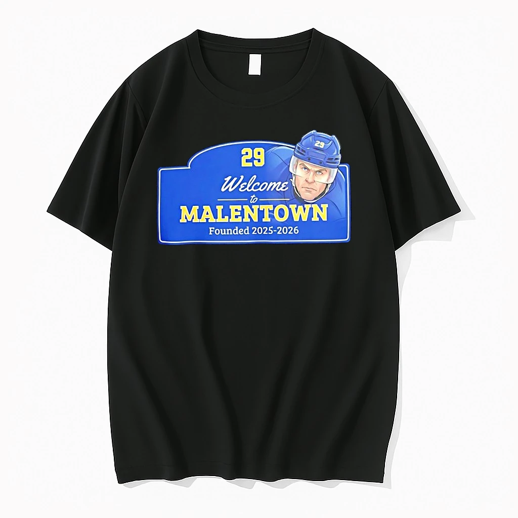 Alex Lyon Welcome To Malentown Founded 2025 2026 Shirts