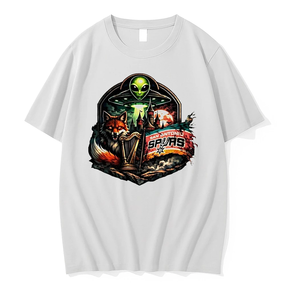 Alien Fox Castle Harp Spur San Antonio Spurs Basketball Nba 2026 Shirts