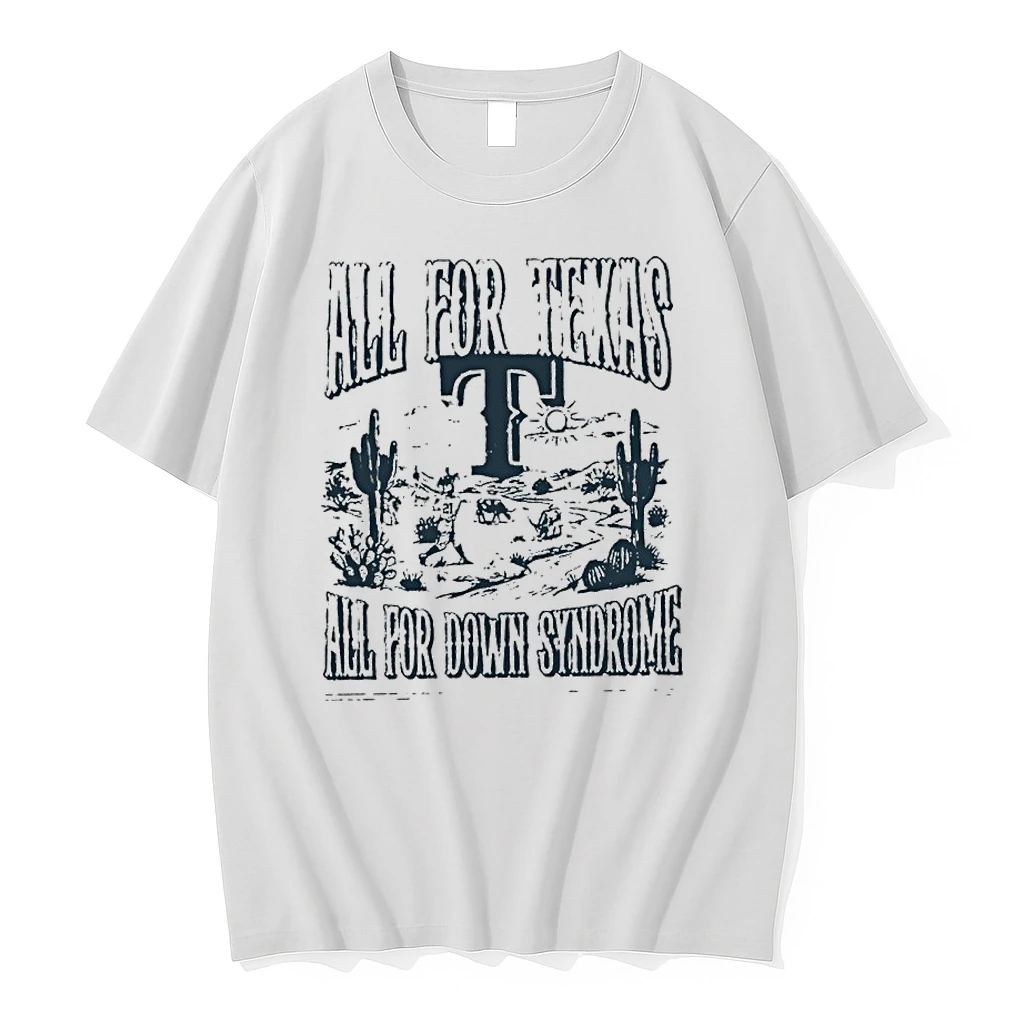 All For Texas All For Down Syndrome Texas Rangers Vintage Shirts