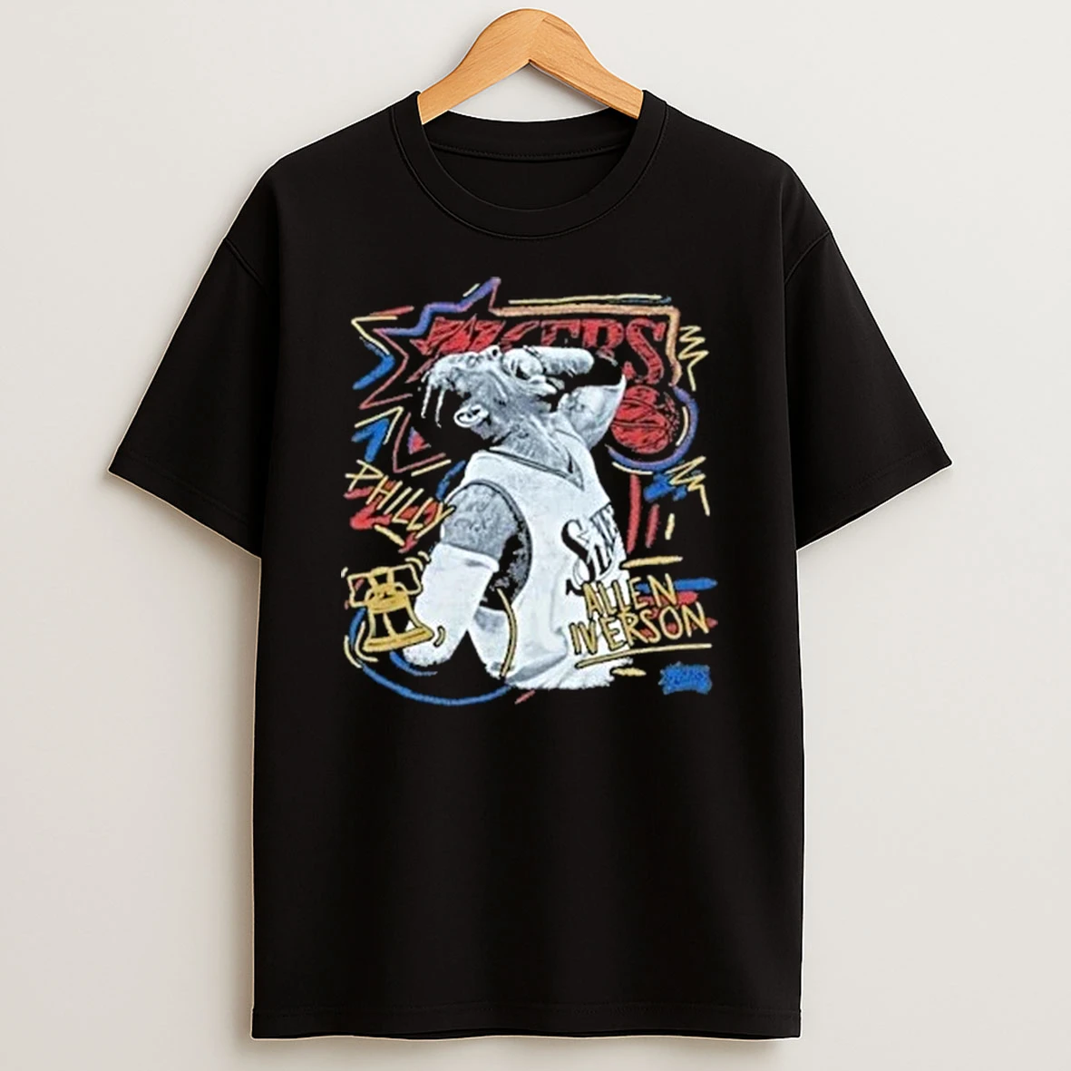 Allen Iverson Philadelphia 76ers Chalked Up Tour 2026 Shirts