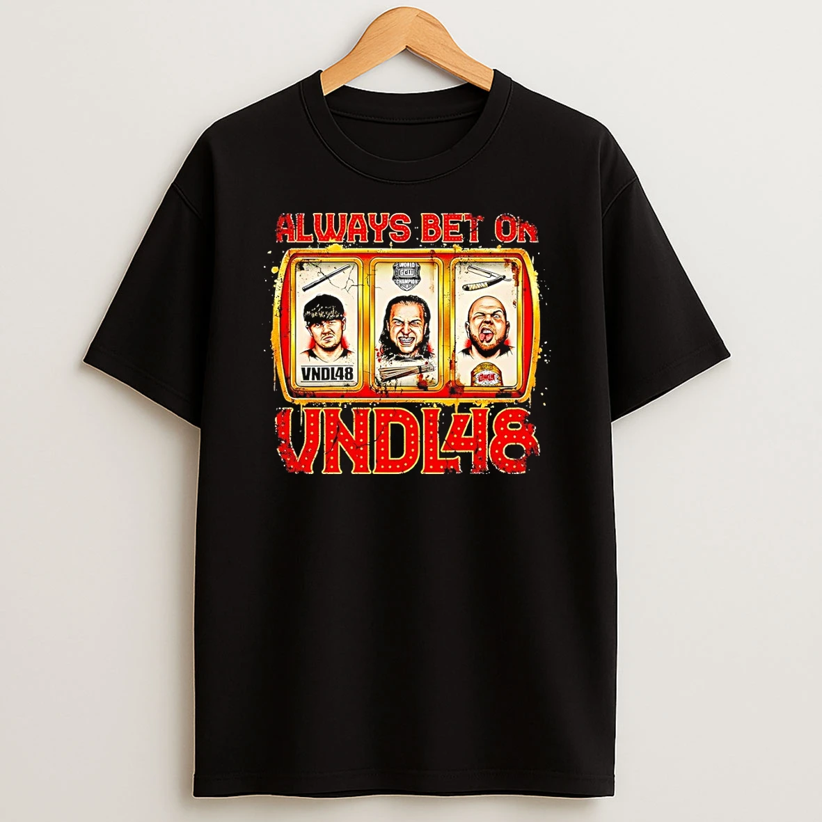 Always Bet On Vndl48 World Gcw Champions Shirts