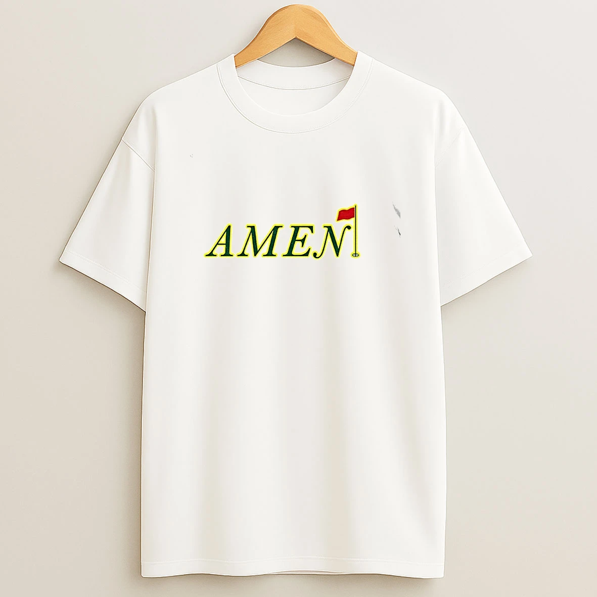 Amen Golf Flag Masters Augusta Tournament Shirts