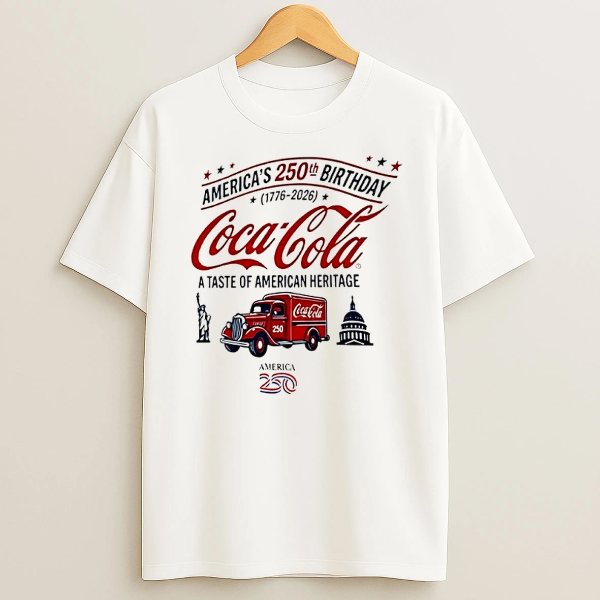 Americas 250th Birthday Coca Cola A Taste Of American Heritage Shirts