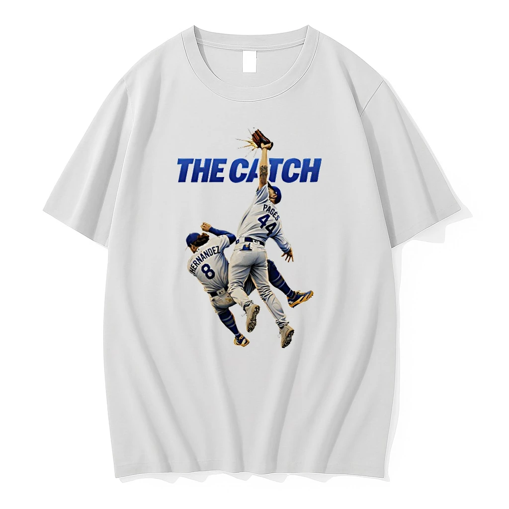 Andy Pages Vs Kike Hernandez The Catch Los Angeles Champs Baseball Shirts