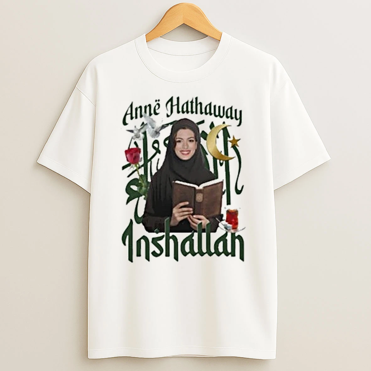 Anne Hathaway Actor Inshallah Tour 2026 Shirts