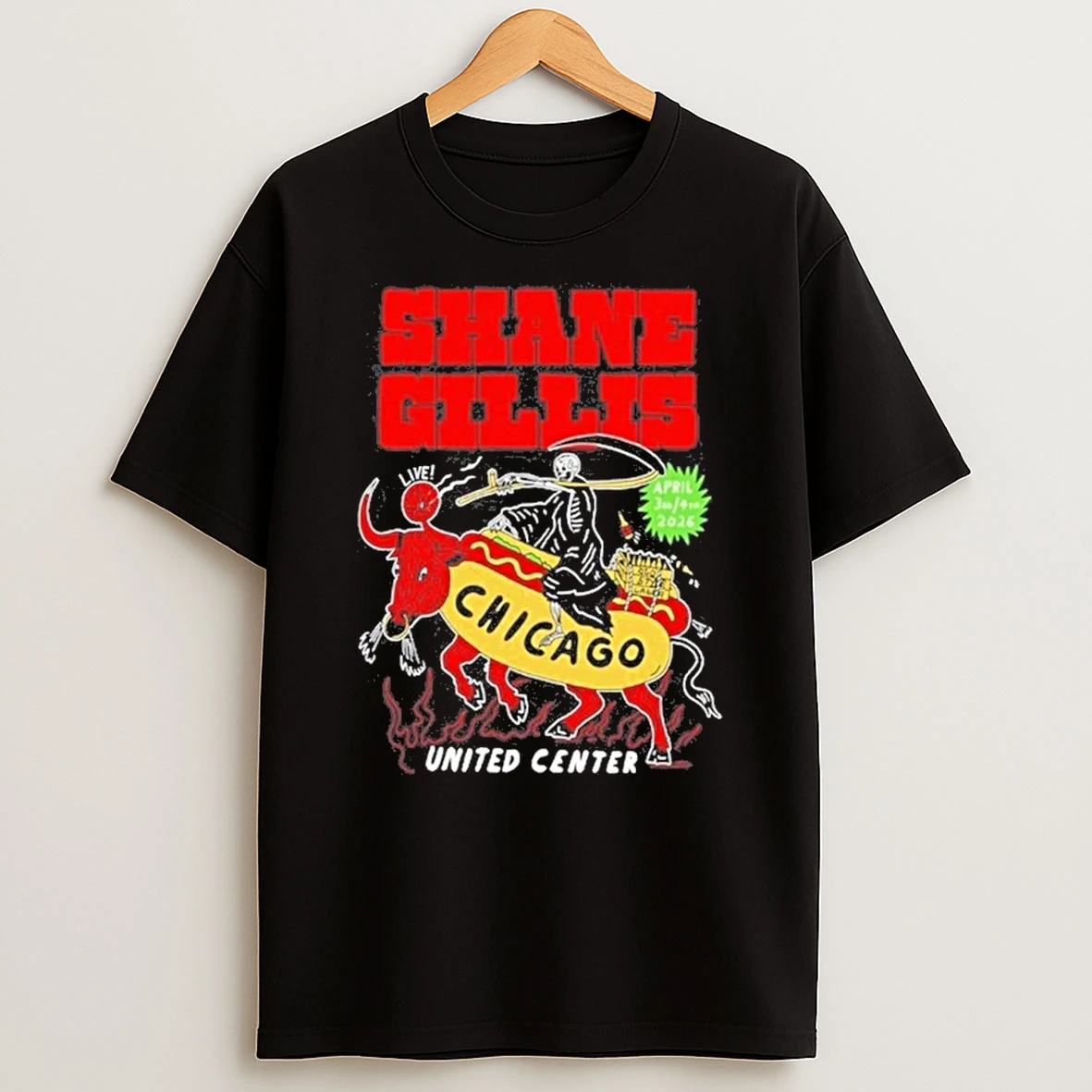 Apr 3 4 2026 Shane Gillis Chicago United Center Shirts