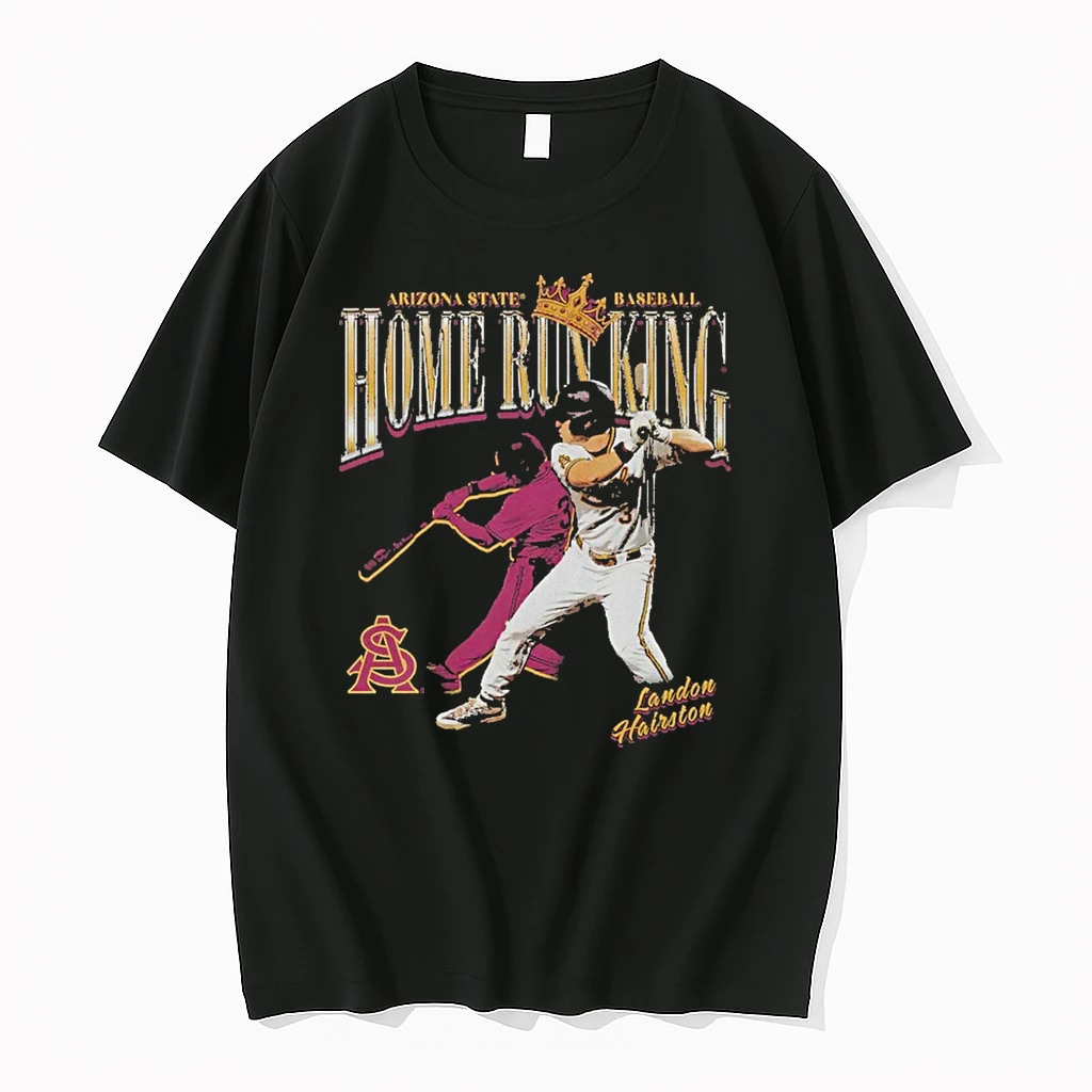 Arizona State Sun Devils Baseball Landon Hairston Home Run King Shirts