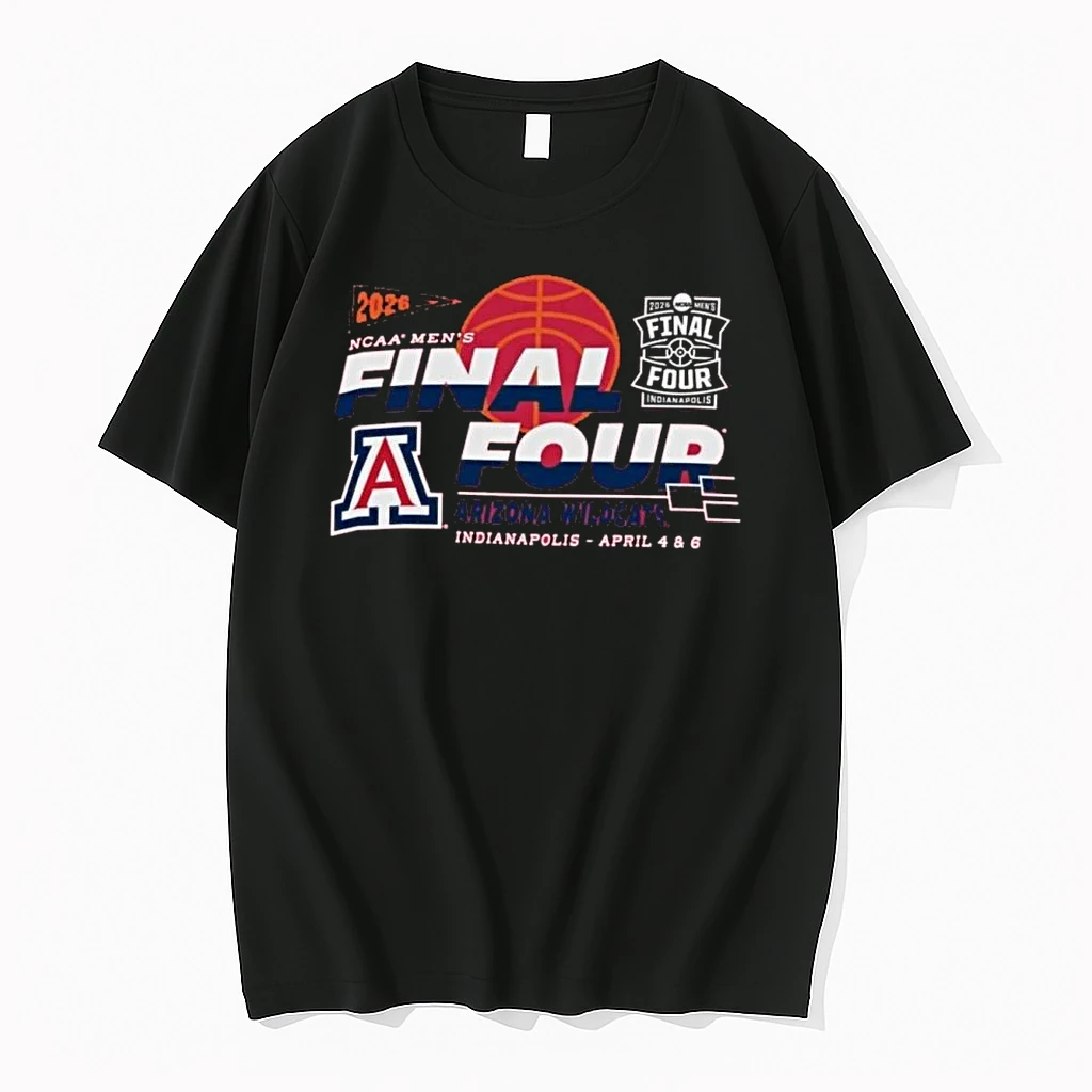 Arizona Wildcats Mens Final Four 2026 Indianapolis April 4 6 Shirts