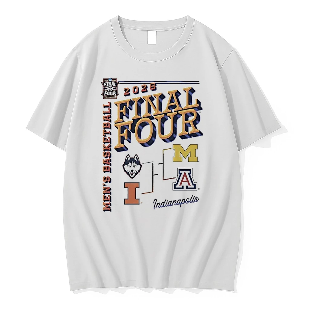 Arizona Vs Michigan And Illinois Vs Uconn 2026 Ncaa Mens Basketball Final Four Shirts