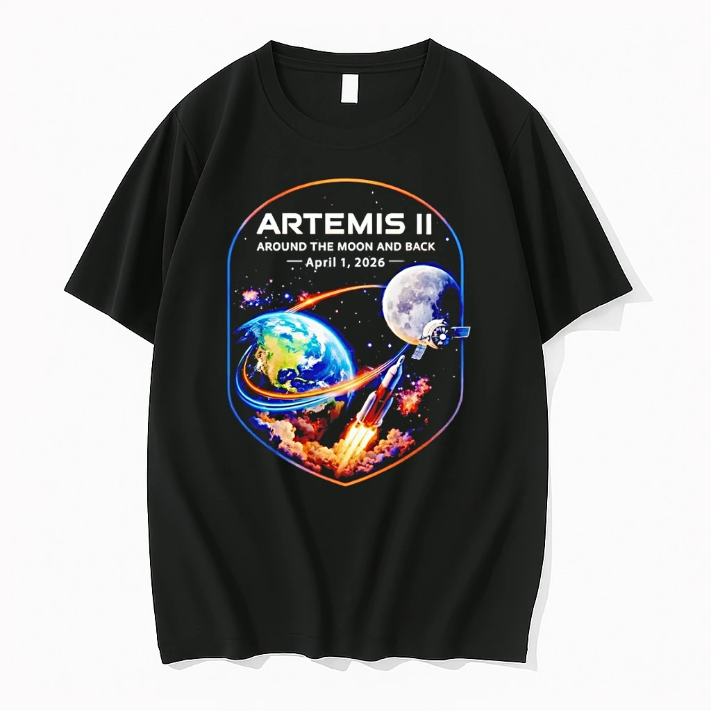 Artemis 2 Journey Around The Moon And Back 2026 Nasa Mission Shirts