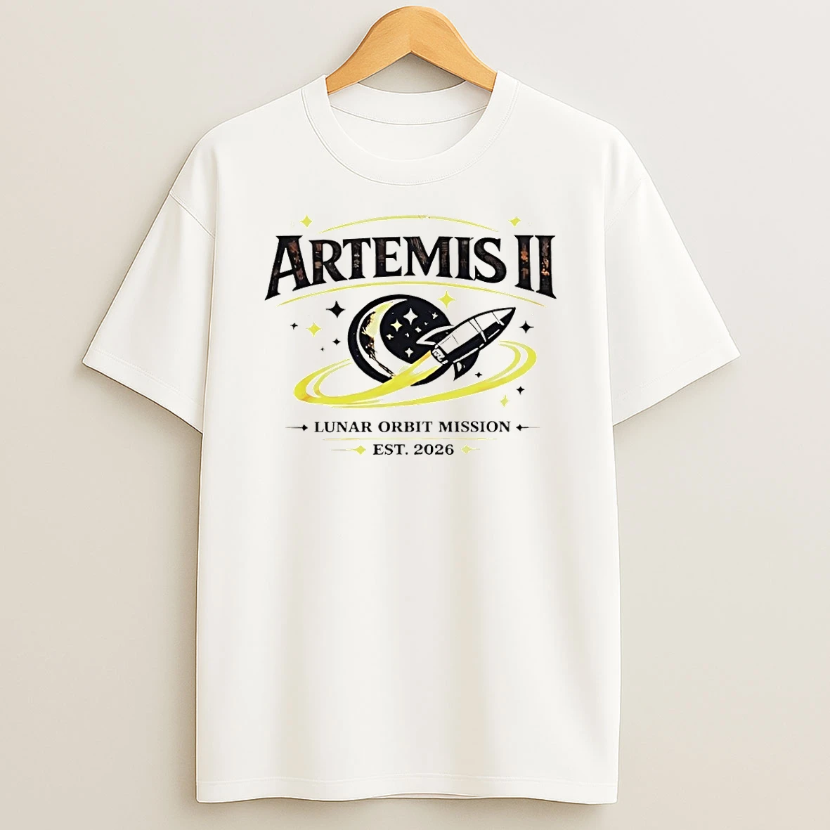 Artemis Ii Lunar Orbit Mission Est 2026 Vintage Shirts