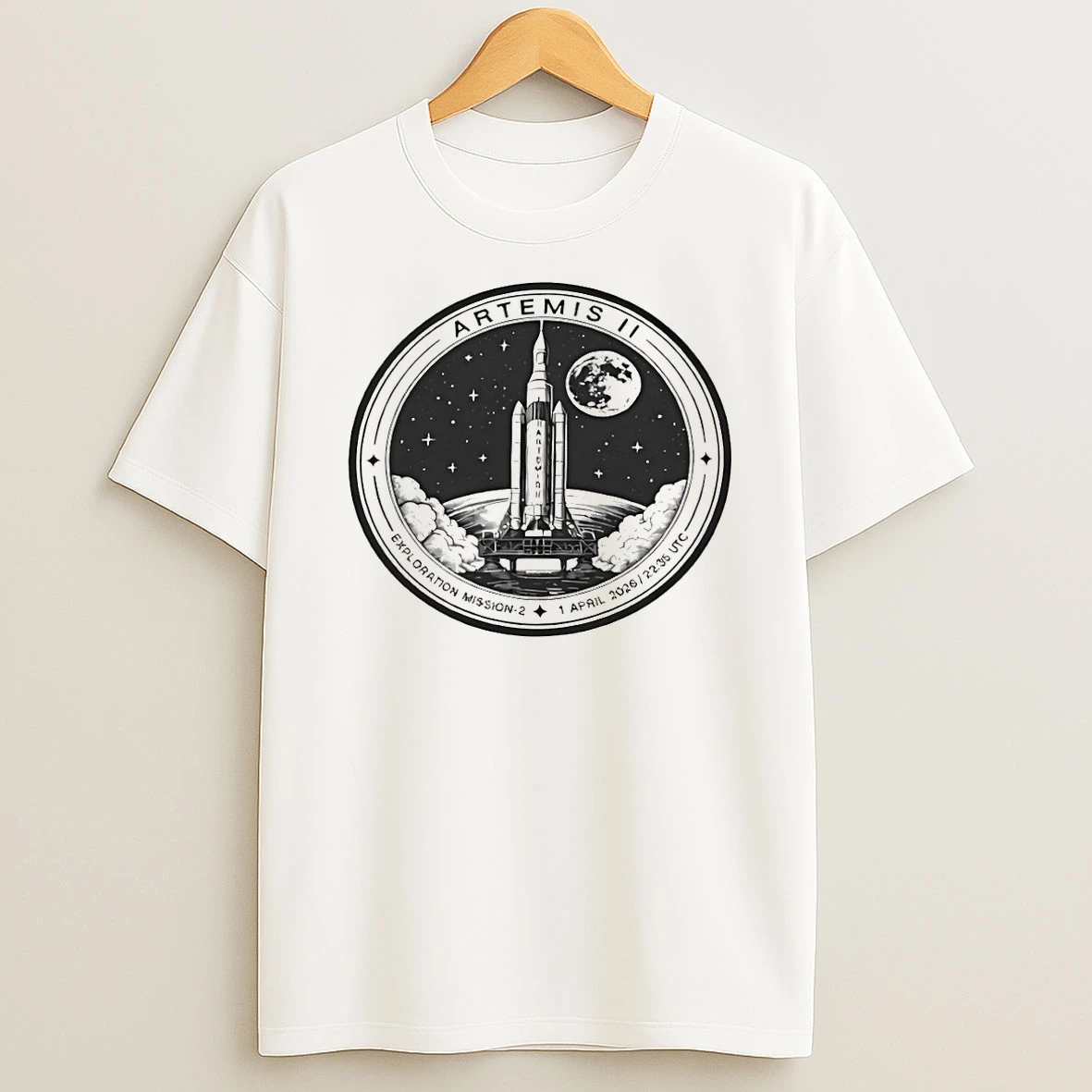 Artemis Ii Moon Mission Nasa Space Exploration Mission 2 1 April 2026 Shirts