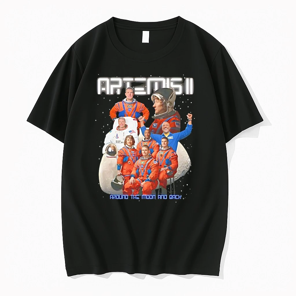 Artemis Ii Around The Moon And Each Shirts