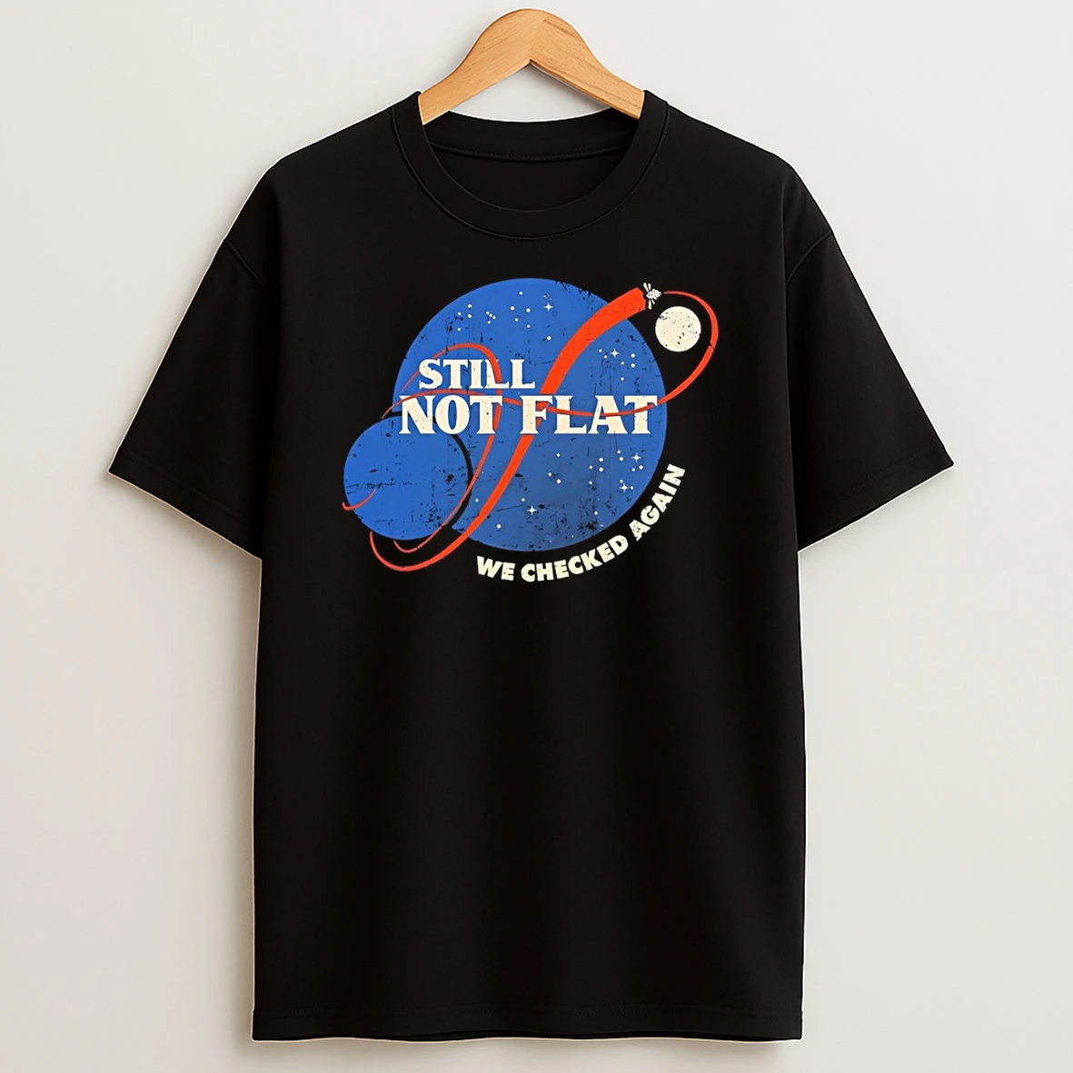 Artemis Ii Mission Still Not Flat We Checked Again Shirts