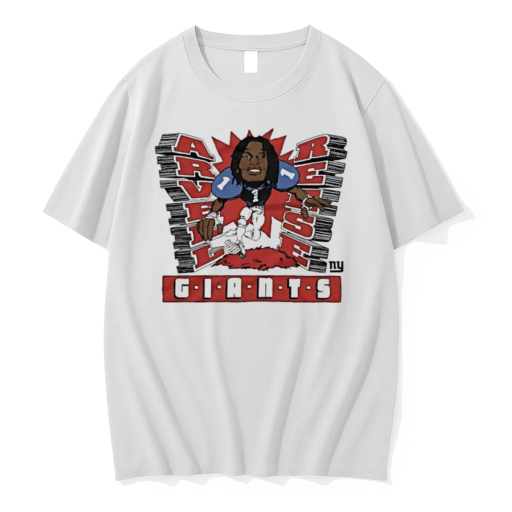 Arvell Reese New York Giants 2026 Nfl Draft Caricature Shirts