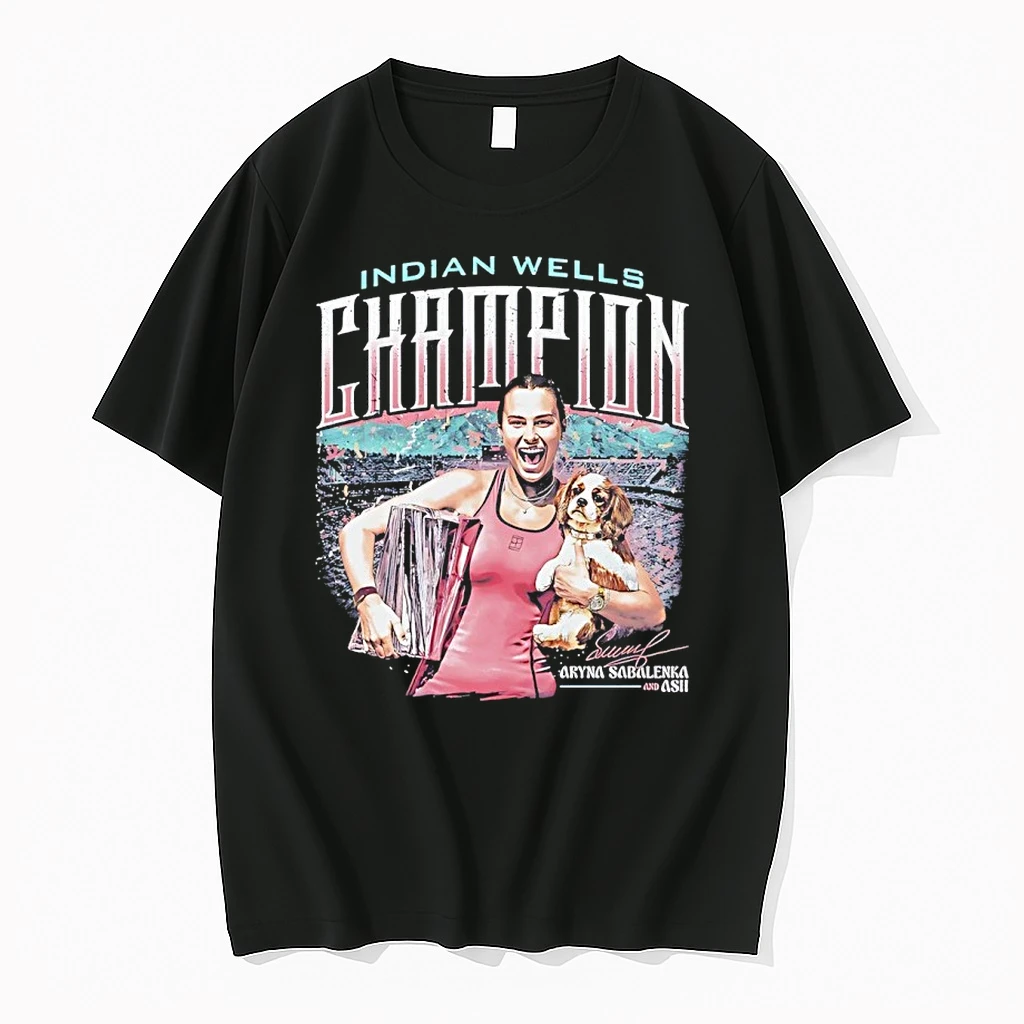 Aryna Sabalenka 2026 Indian Wells Champion Signature Shirts