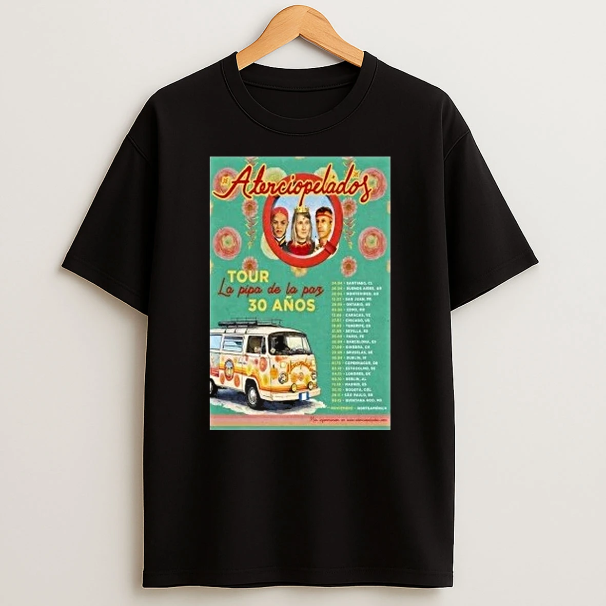 Aterciopelados La Pipa De La Paz 2026 Shows Shirts